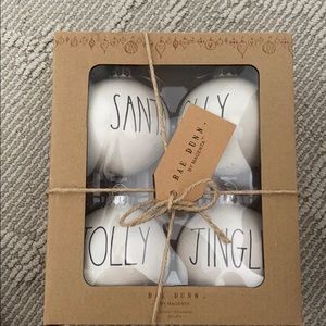 Rae Dunn ceramic ornaments
